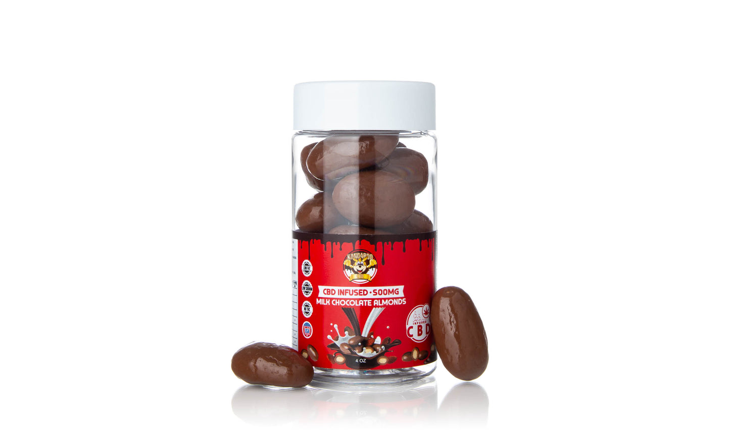 Kangaroo CBD Chocolate Covered Almonds