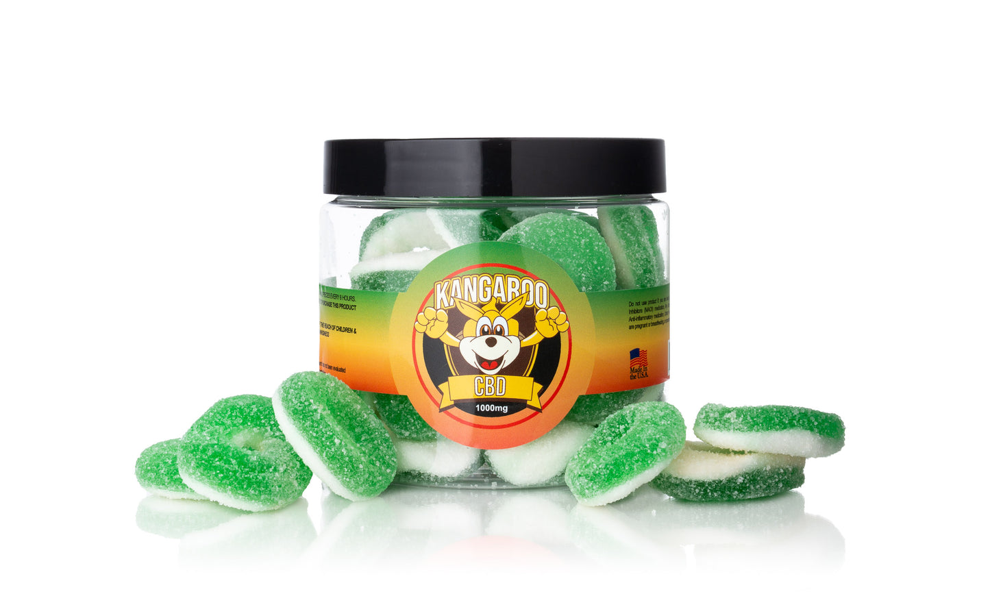 Kangaroo CBD Gummy Lineup