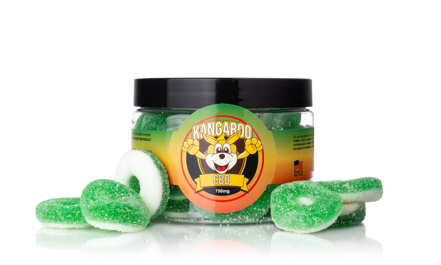 Kangaroo CBD Gummy Lineup