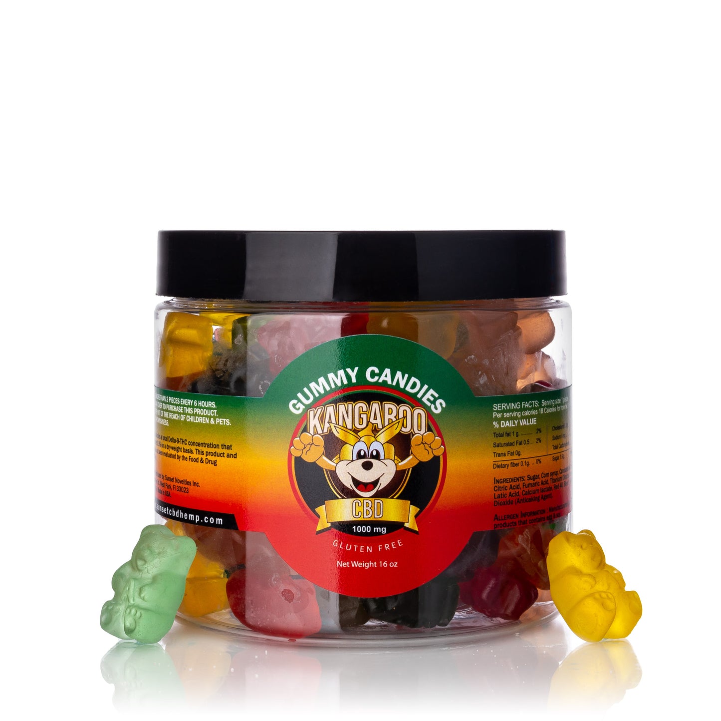 Kangaroo CBD Gummy Lineup