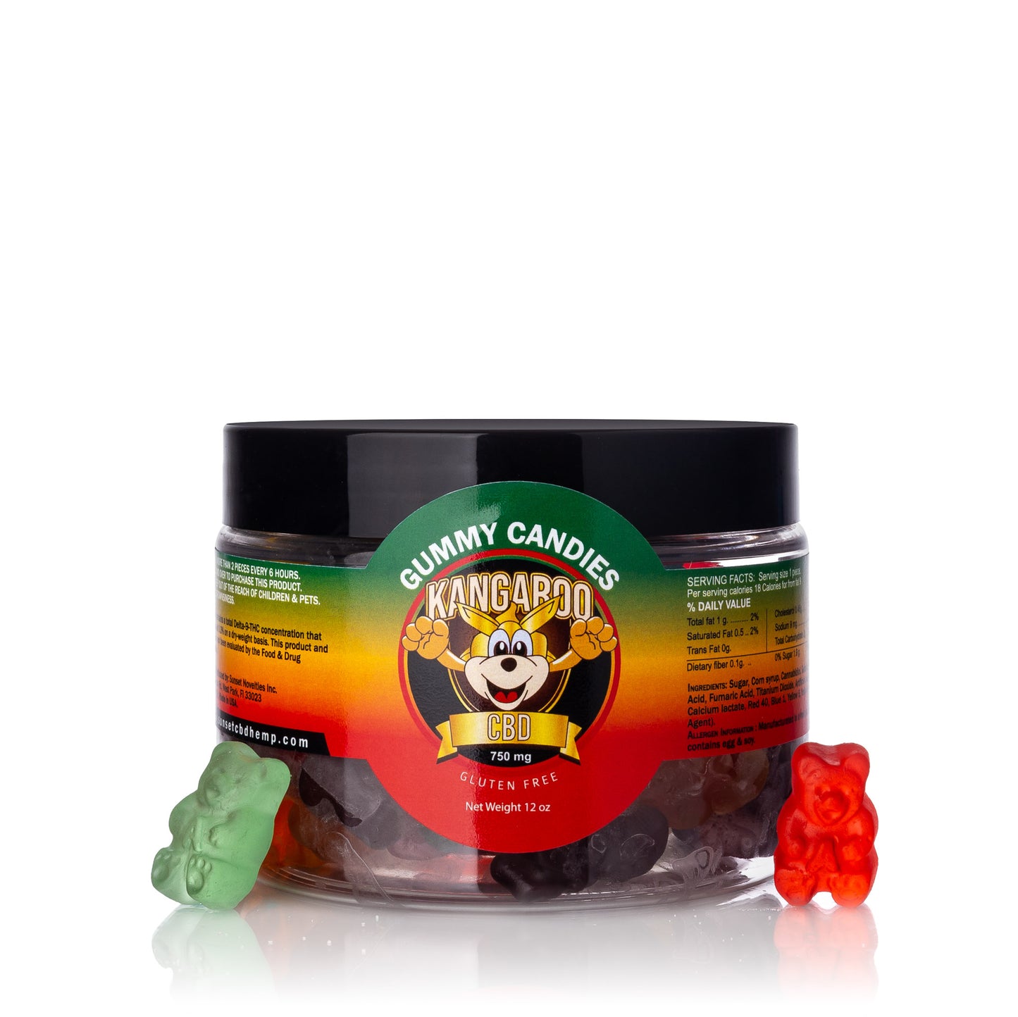 Kangaroo CBD Gummy Lineup
