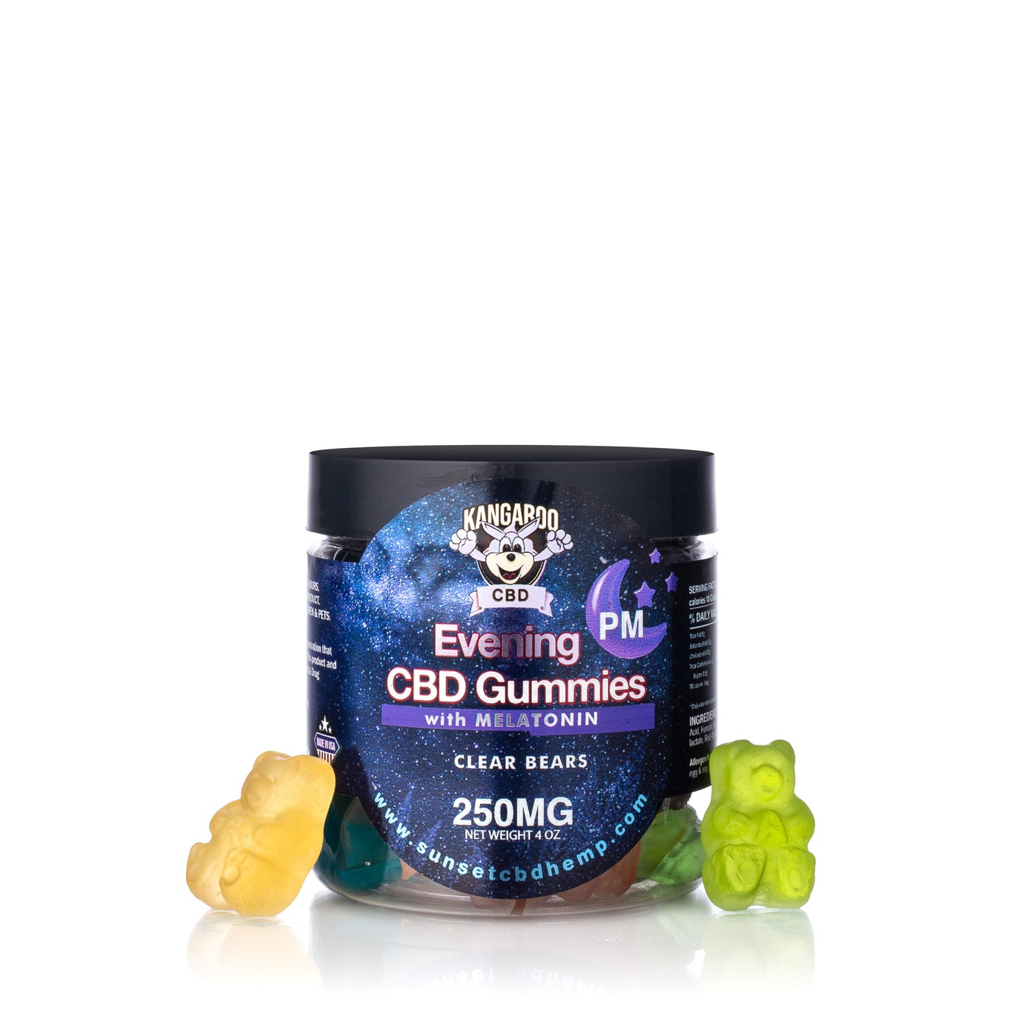 Kangaroo CBD PM Sleeptime Gummy Lineup