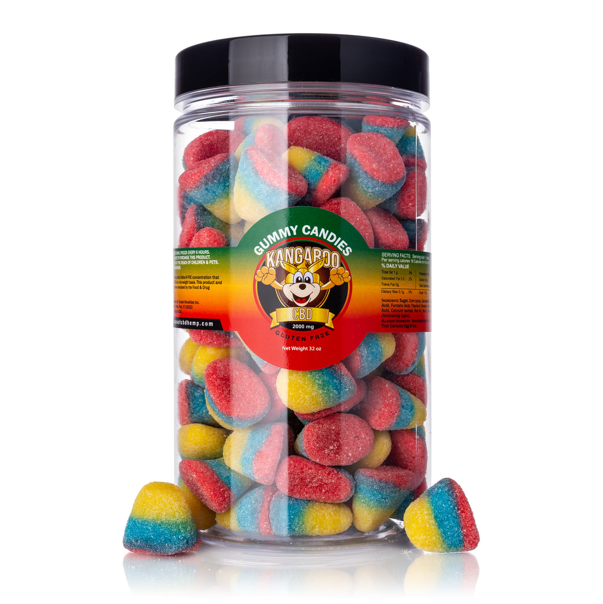 CBD Mixed Fruit Drops 250mg to 5000mg Sunset CBD