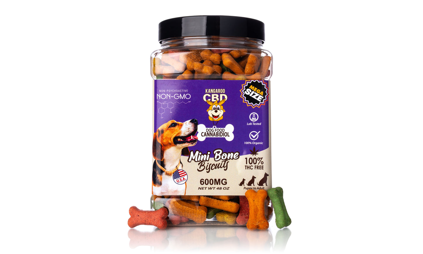 KANGAROO CBD Pet Treats - All Flavors / All Sizes