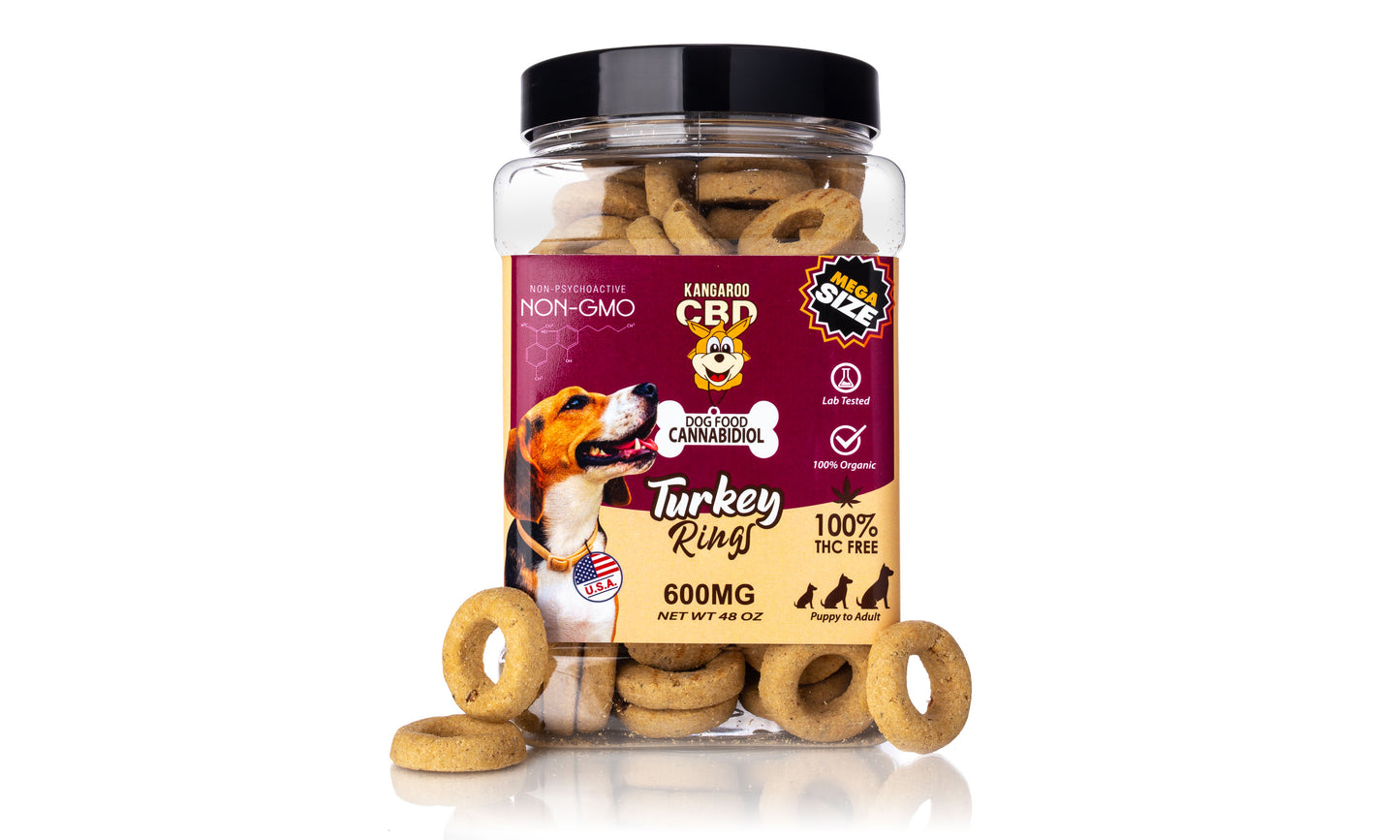 KANGAROO CBD Pet Treats - All Flavors / All Sizes