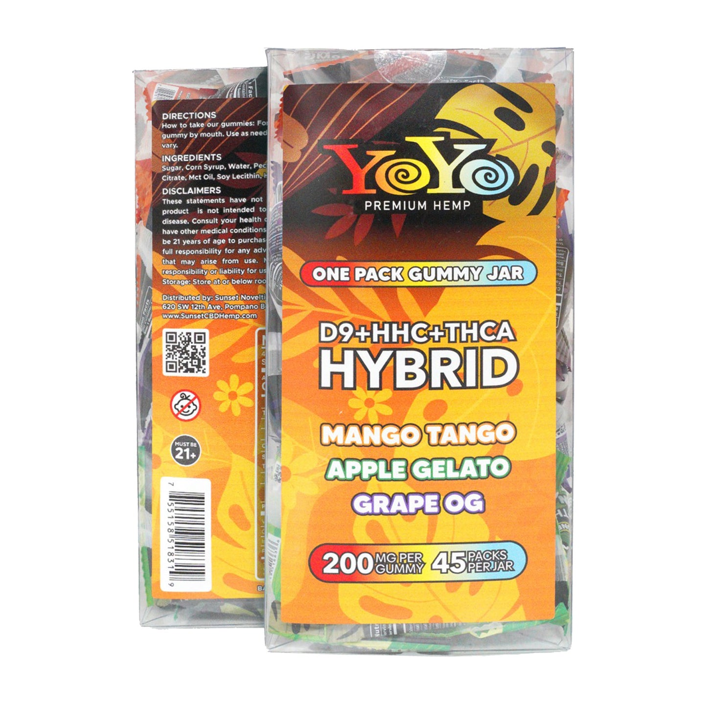 YoYo Premium Hemp Delta-9 Hybrid Gummy Collection