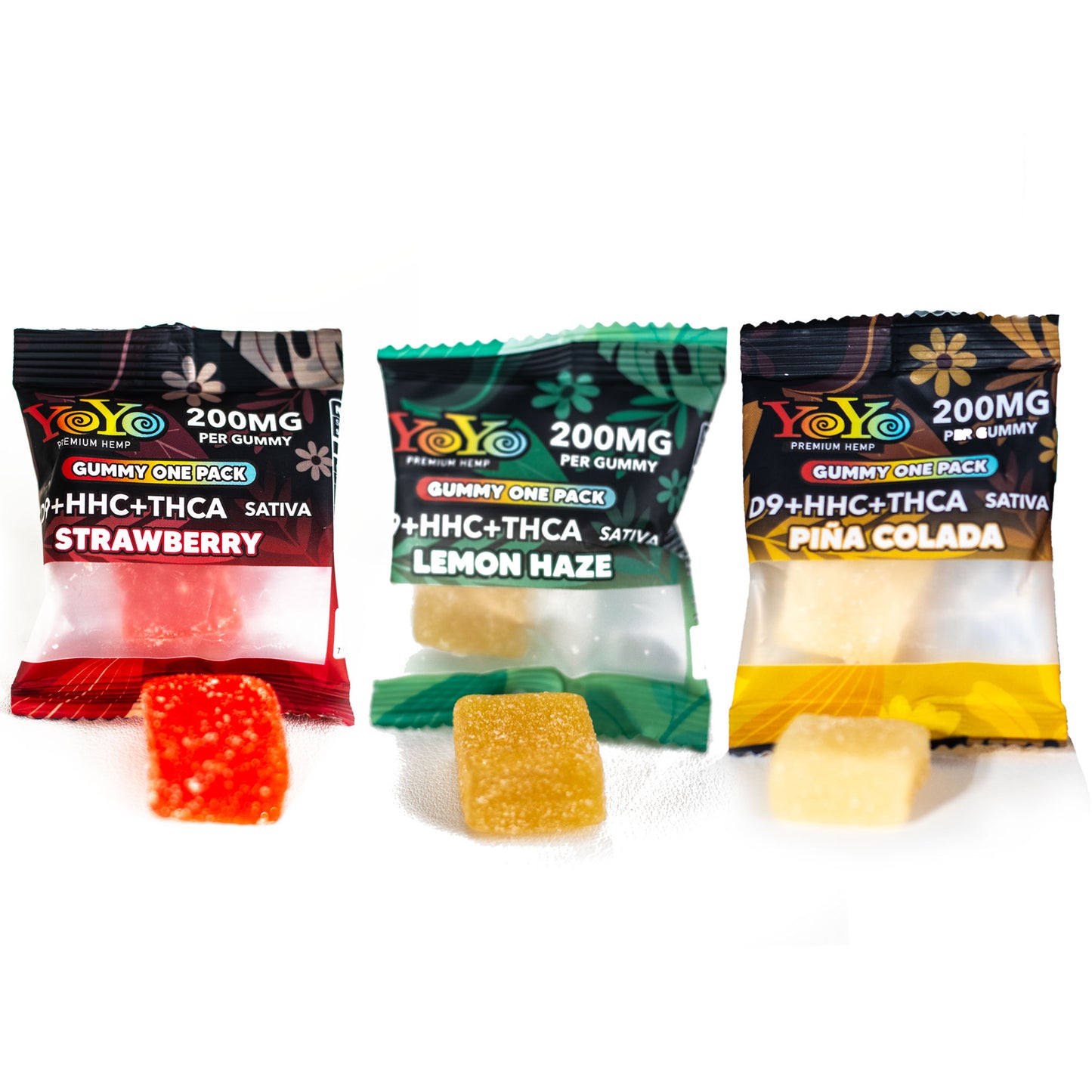 YoYo Premium Hemp Delta-9 Sativa Gummy Selection