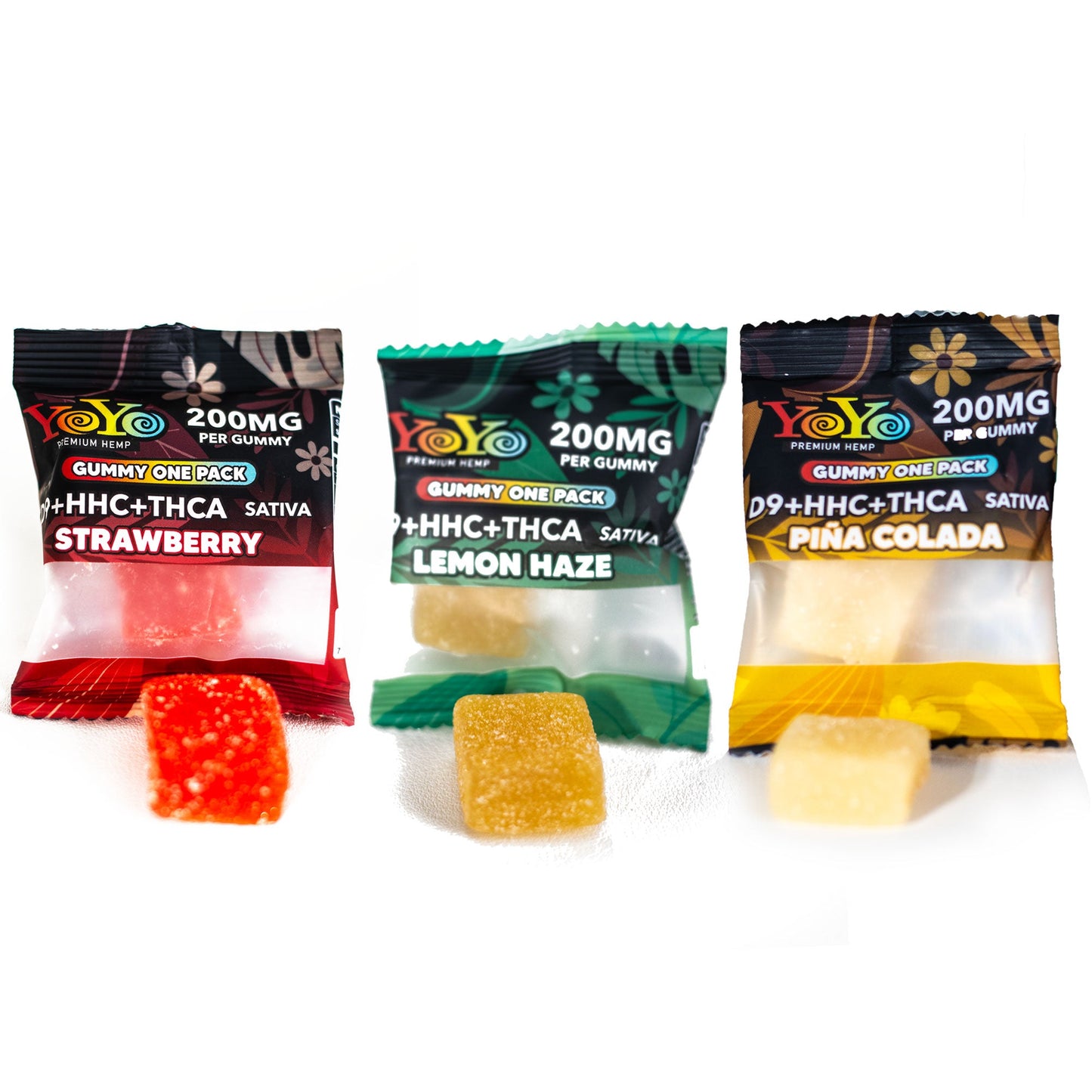 YoYo Premium Hemp Delta-9 Sativa Gummy Selection