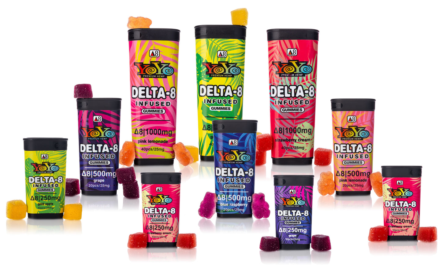 YoYo Premium DELTA-8 Gummy Selection