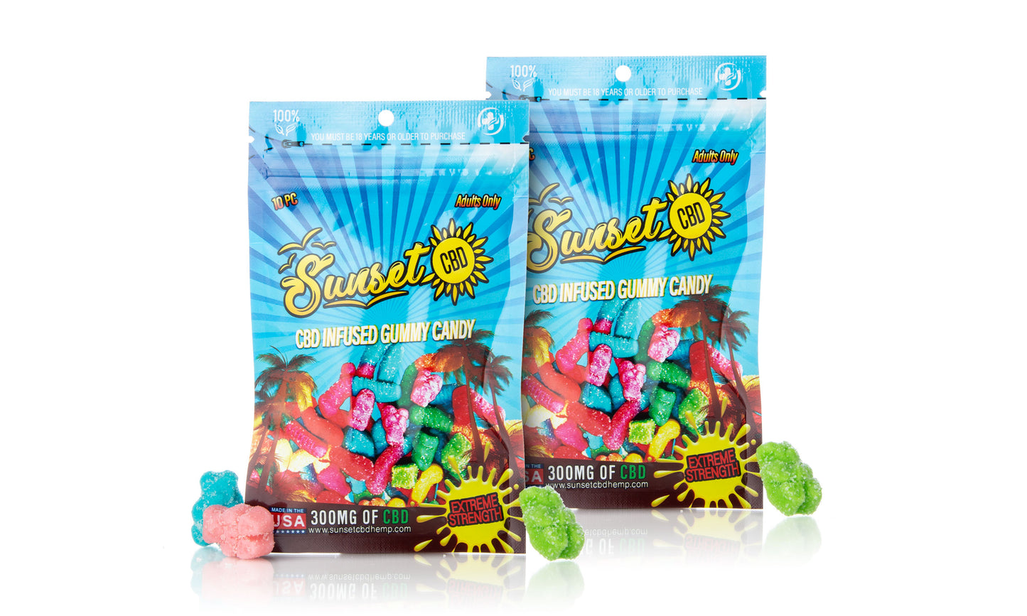 Sunset CBD Sour Gummy Selection
