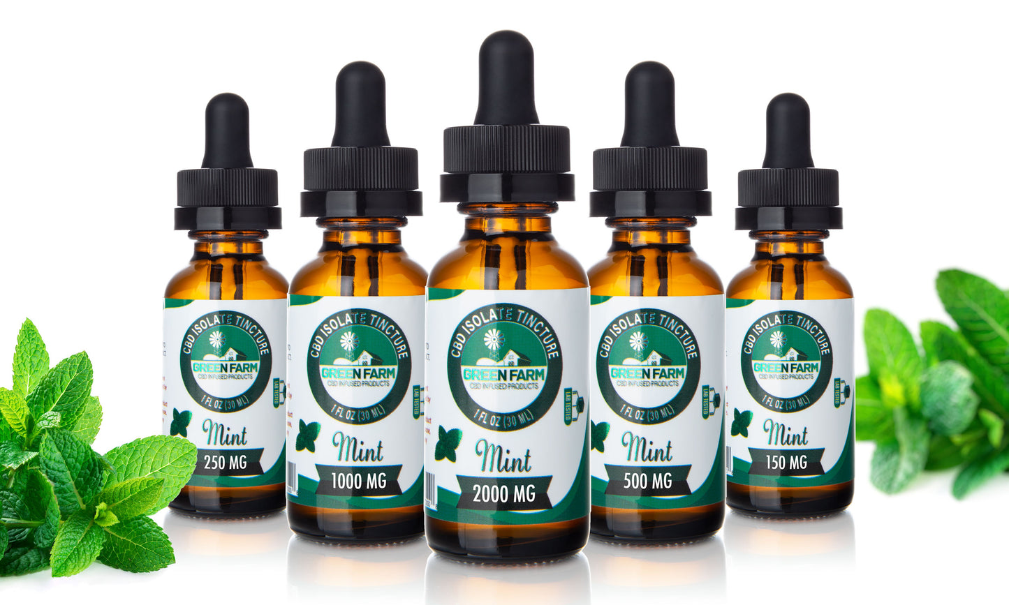 Green farm CBD Oil Tinctures Assortment