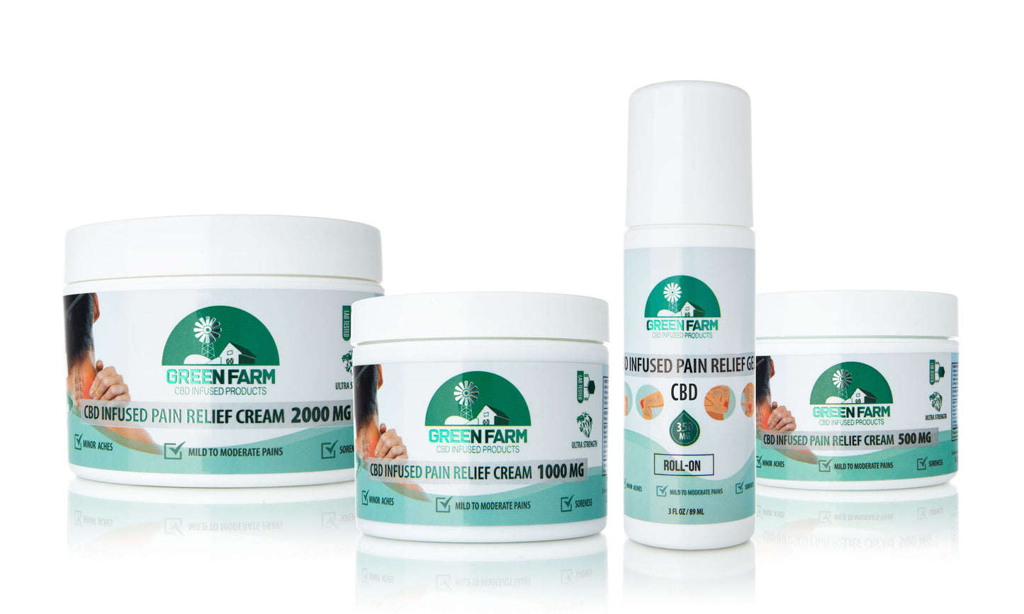 Green Farm CBD Pain Cream Assortment