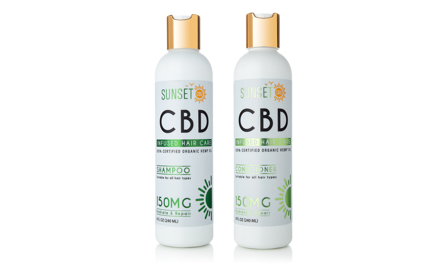 Sunset CBD Haircare Collection