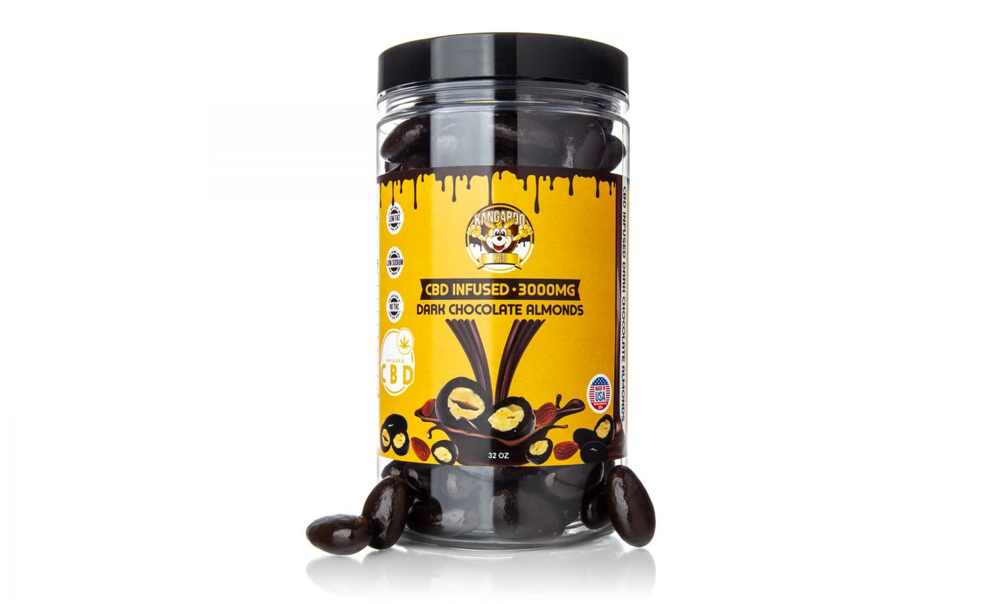 Kangaroo CBD Chocolate Covered Almonds