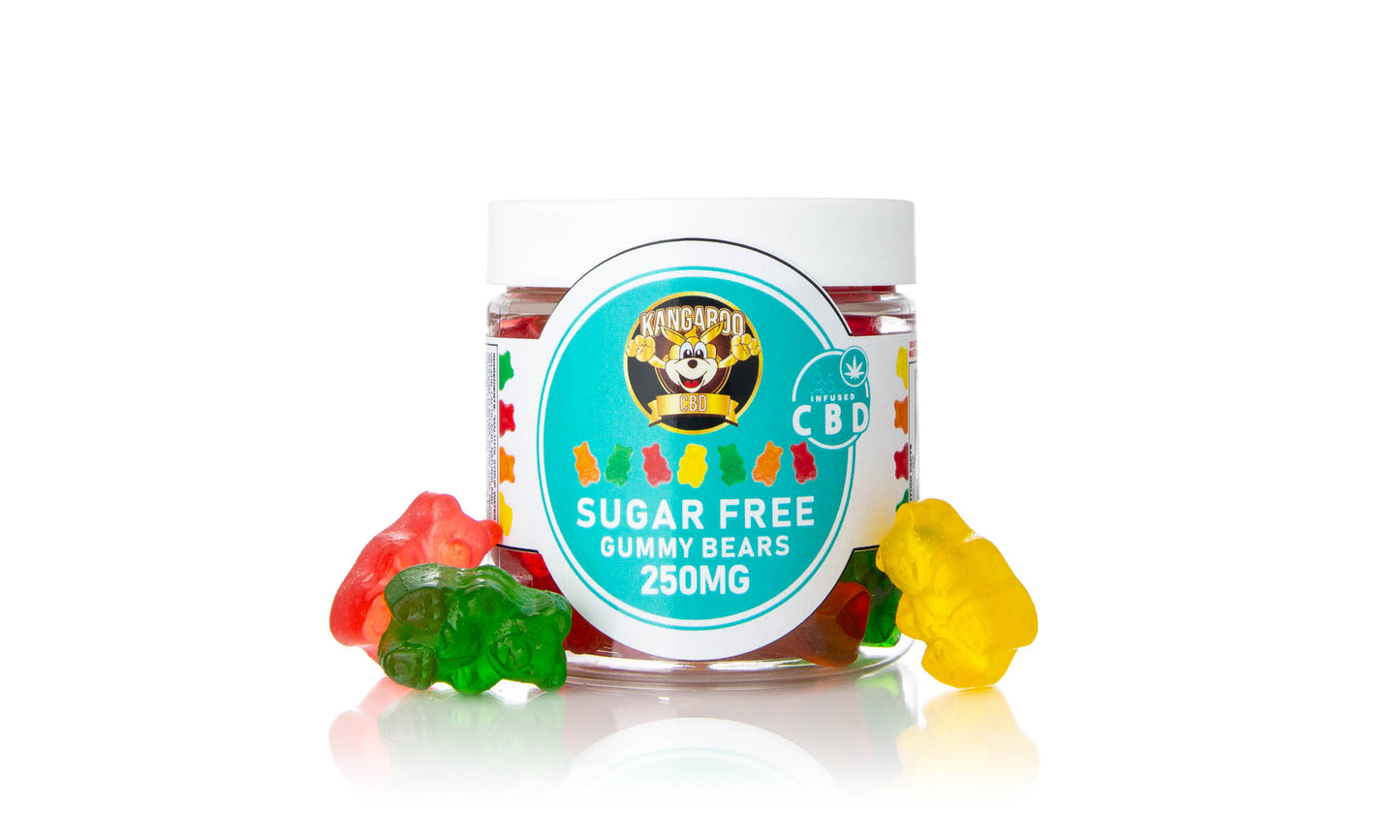 Kangaroo CBD Sugar-Free Gummy Lineup