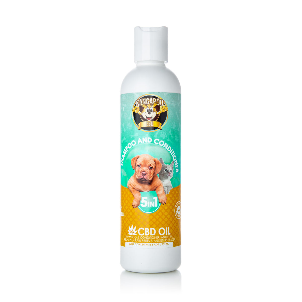 Kangaroo CBD Pet Shampoo & Conditioner Dogs & Cats Sunset CBD