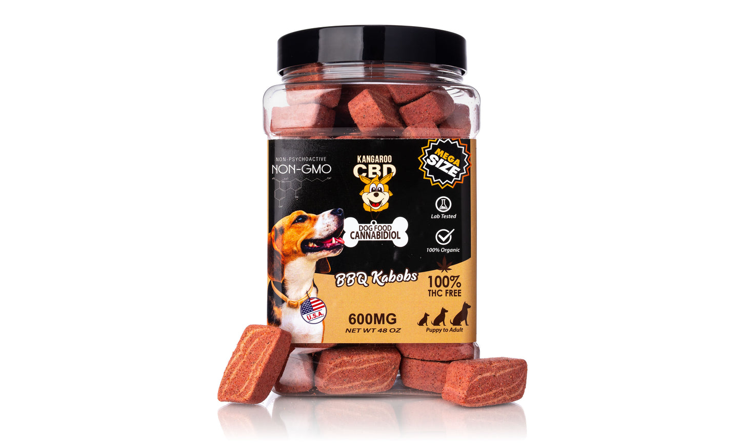 KANGAROO CBD Pet Treats - All Flavors / All Sizes