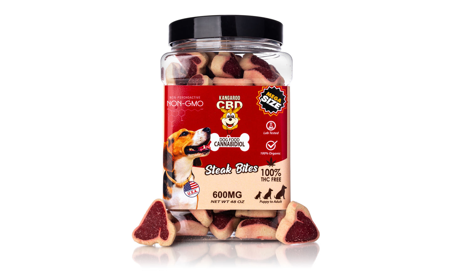 KANGAROO CBD Pet Treats - All Flavors / All Sizes