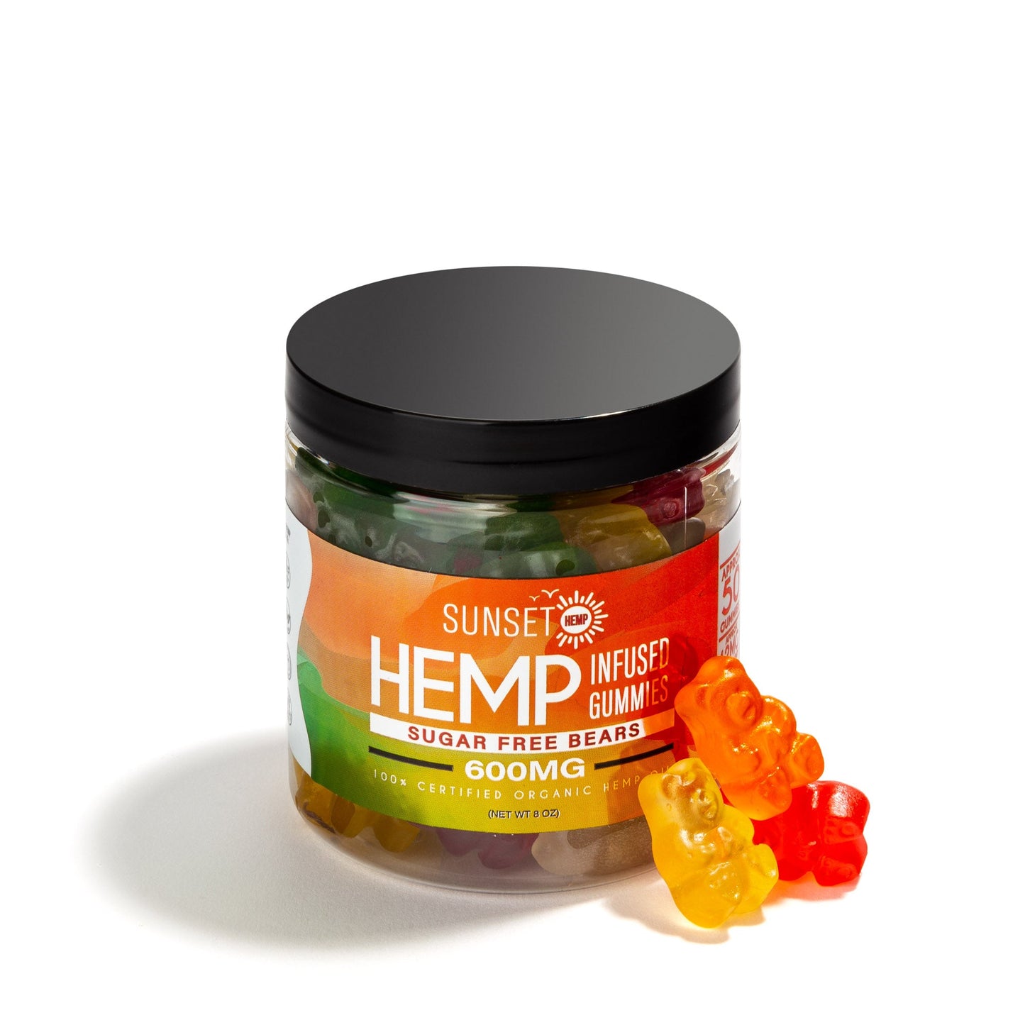 Sunset HEMP Sugar-Free Bear Gummy Collection