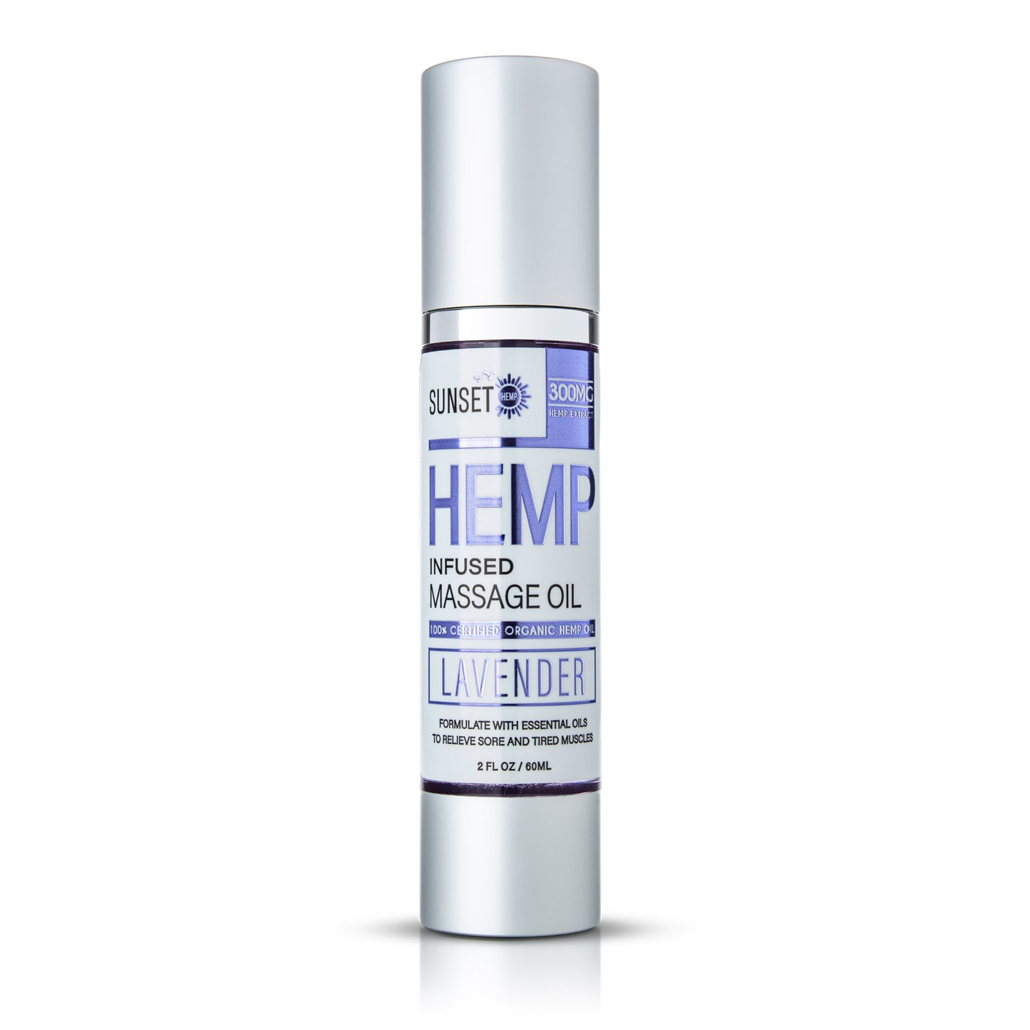 Sunset HEMP Massage Oil Collection