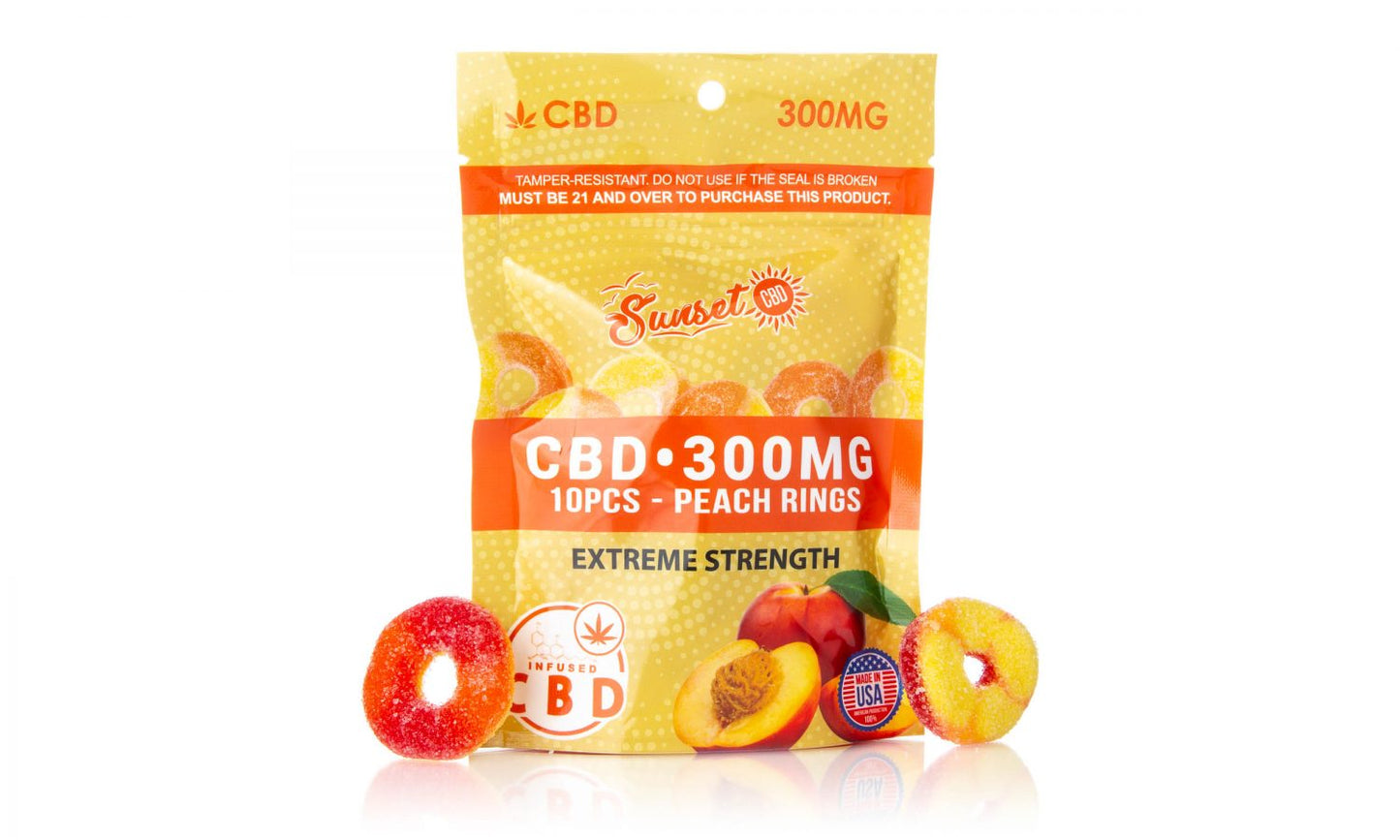 Sunset CBD Gummy Pouch Collection