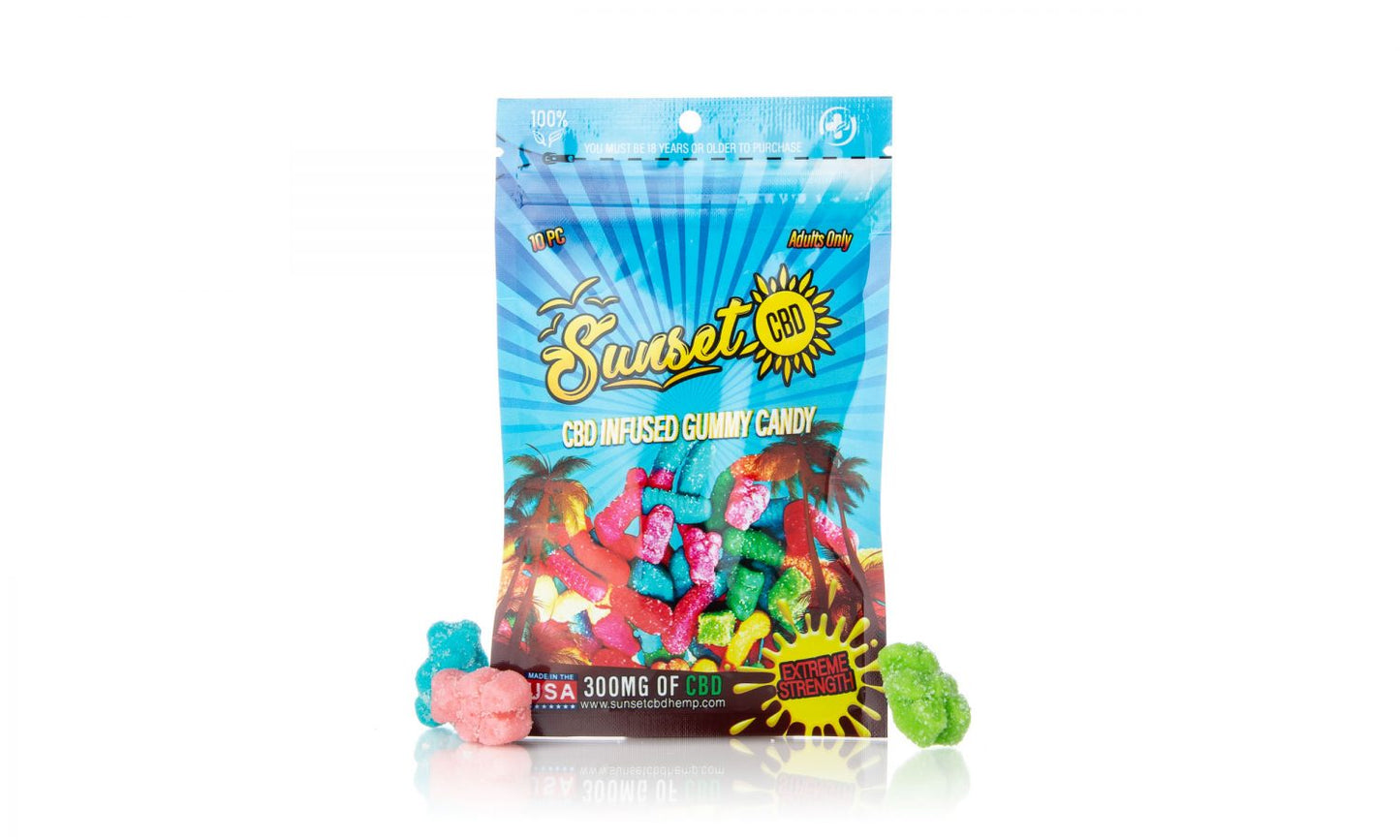 Sunset CBD Sour Gummy Selection
