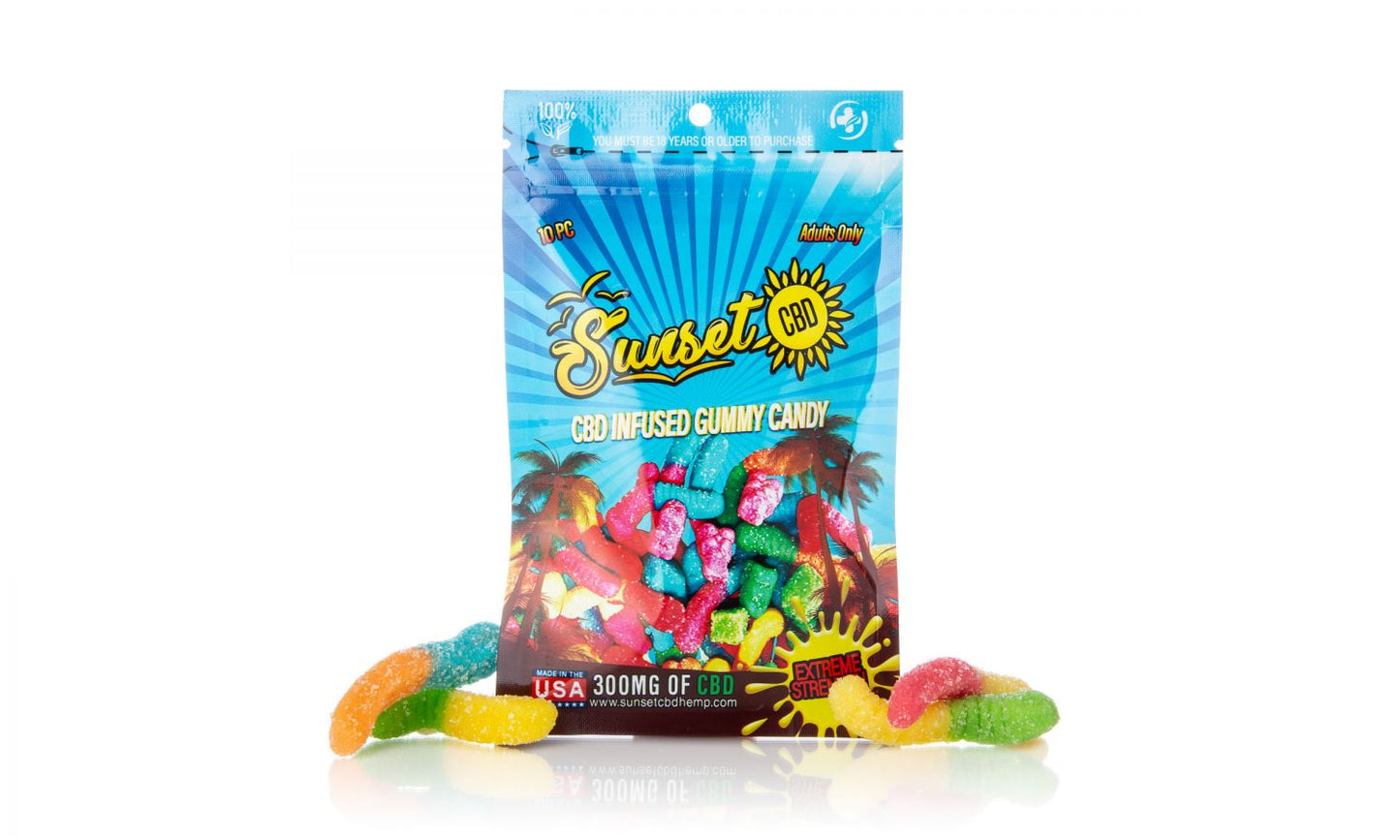 Sunset CBD Sour Gummy Selection
