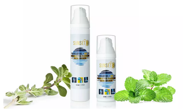Sunset CBD Pain Cream Gel Collection
