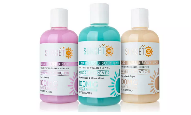 SUNSET CBD Body Wash
