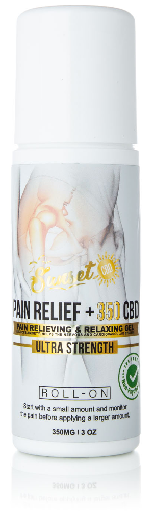 Sunset CBD Pain Cream Menthol & Camphor