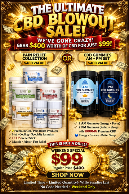 $400 VALUE CBD BUNDLE – NOW ONLY $99 (LIMITED TIME)