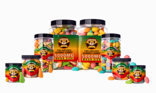 Kangaroo CBD  Easter Gummy Lineup