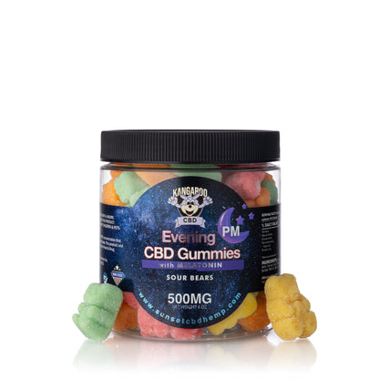 Kangaroo CBD PM Sleeptime Gummy Lineup
