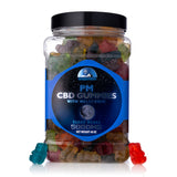 GREEN FARM CBD PM clear gummy bears plus Melatonin