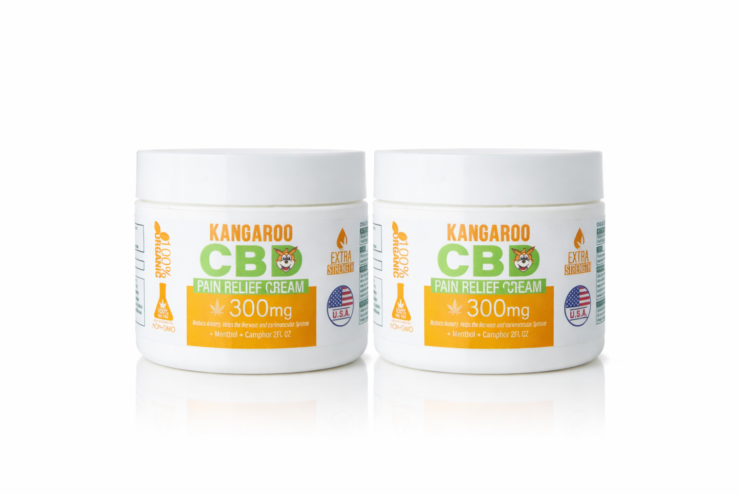 Kangaroo CBD Pain Creams (Bundle & Save!) - Groupon Voucher Exclusive