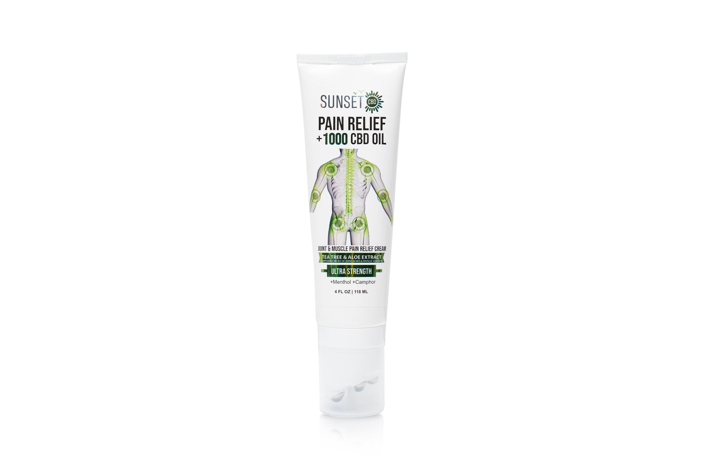Sunset CBD Pain Relief Tubes with Roller Ball Applicator - Groupon Voucher Exclusive
