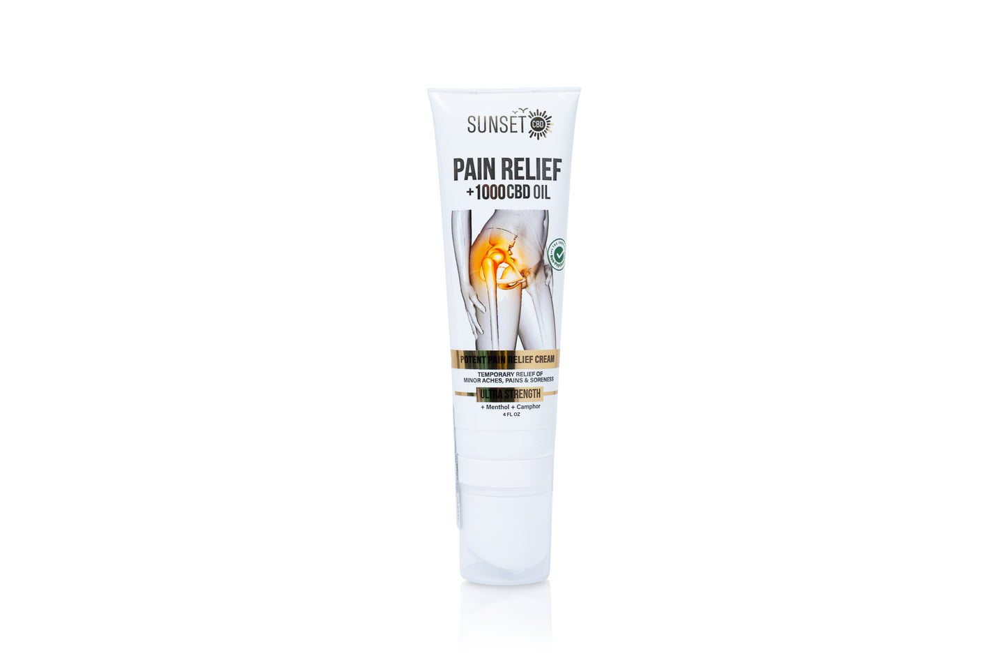 Sunset CBD Pain Relief Tubes with Roller Ball Applicator - Groupon Voucher Exclusive