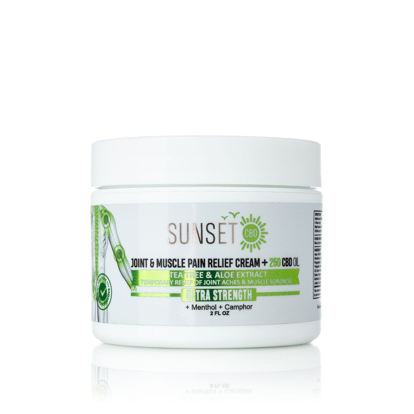 Sunset CBD Pain Cream Menthol & Camphor - Groupon Voucher Exclusive