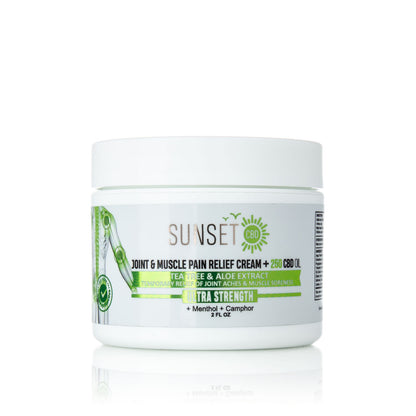 Sunset CBD Pain Cream Menthol & Camphor - Groupon Voucher Exclusive