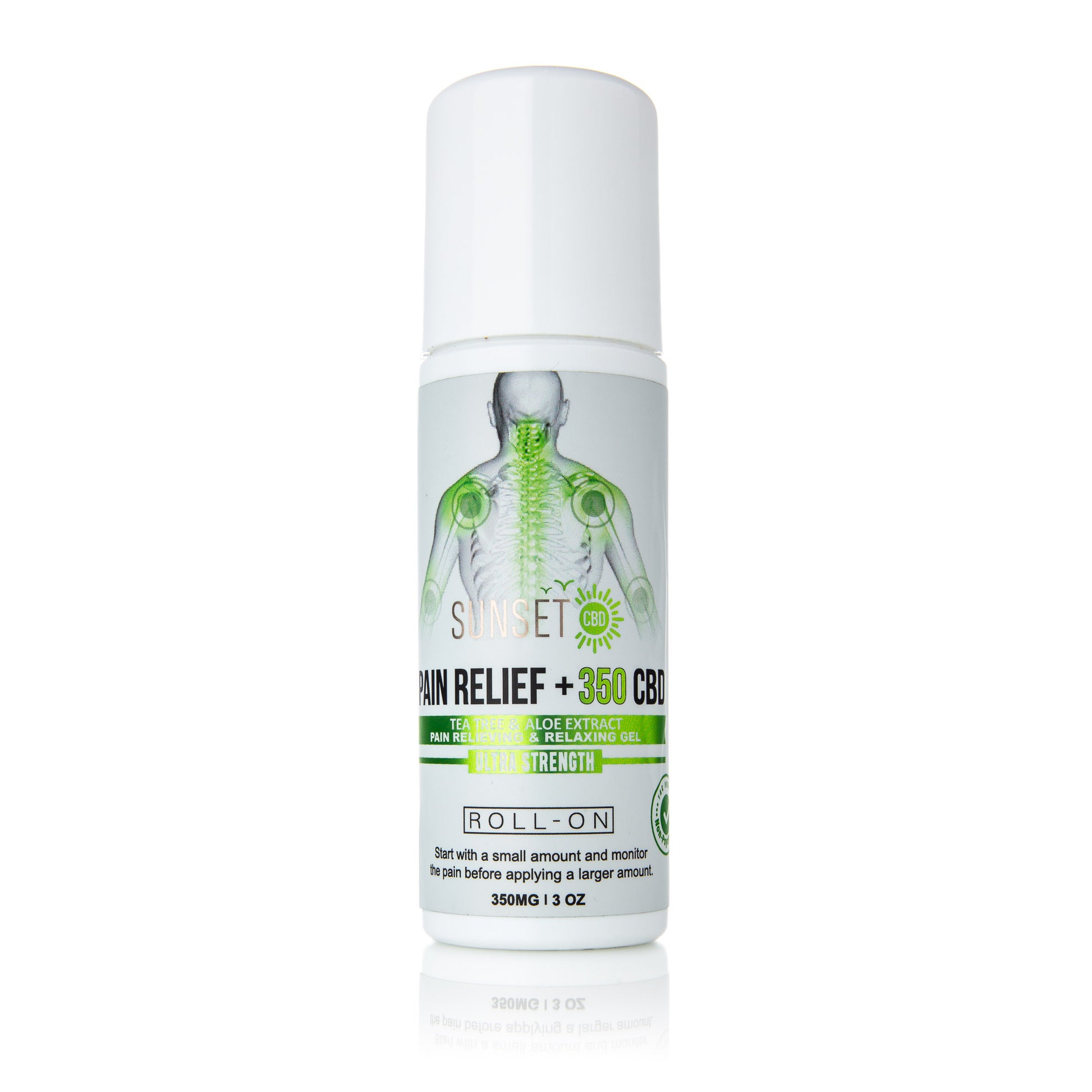 Image of Sunset CBD 350MG tea trea and aloe roll-on