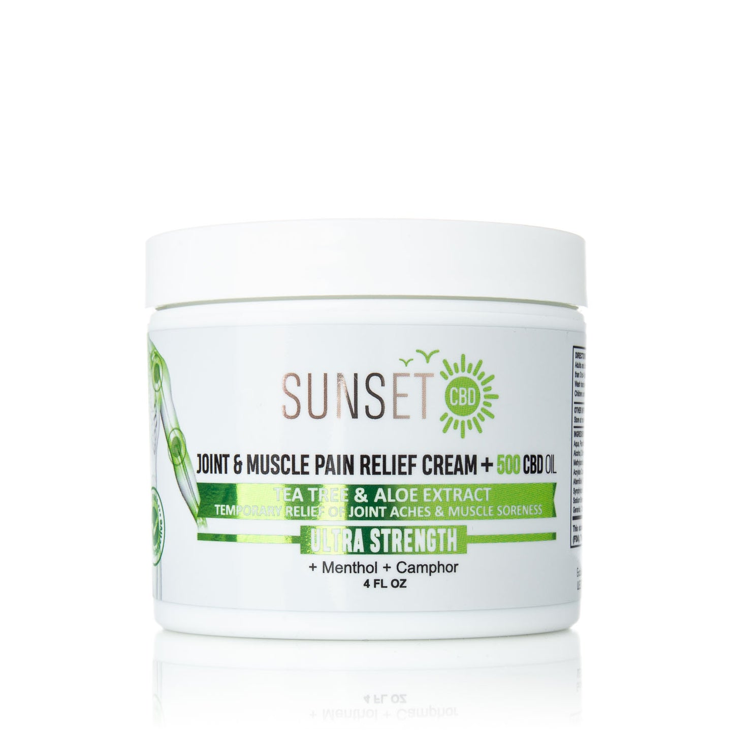 Sunset CBD Pain Cream Menthol & Camphor - Groupon Voucher Exclusive