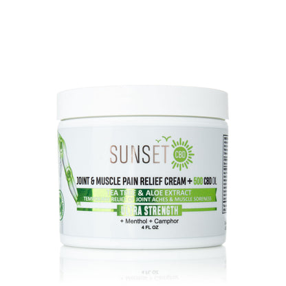 Sunset CBD Pain Cream Menthol & Camphor - Groupon Voucher Exclusive