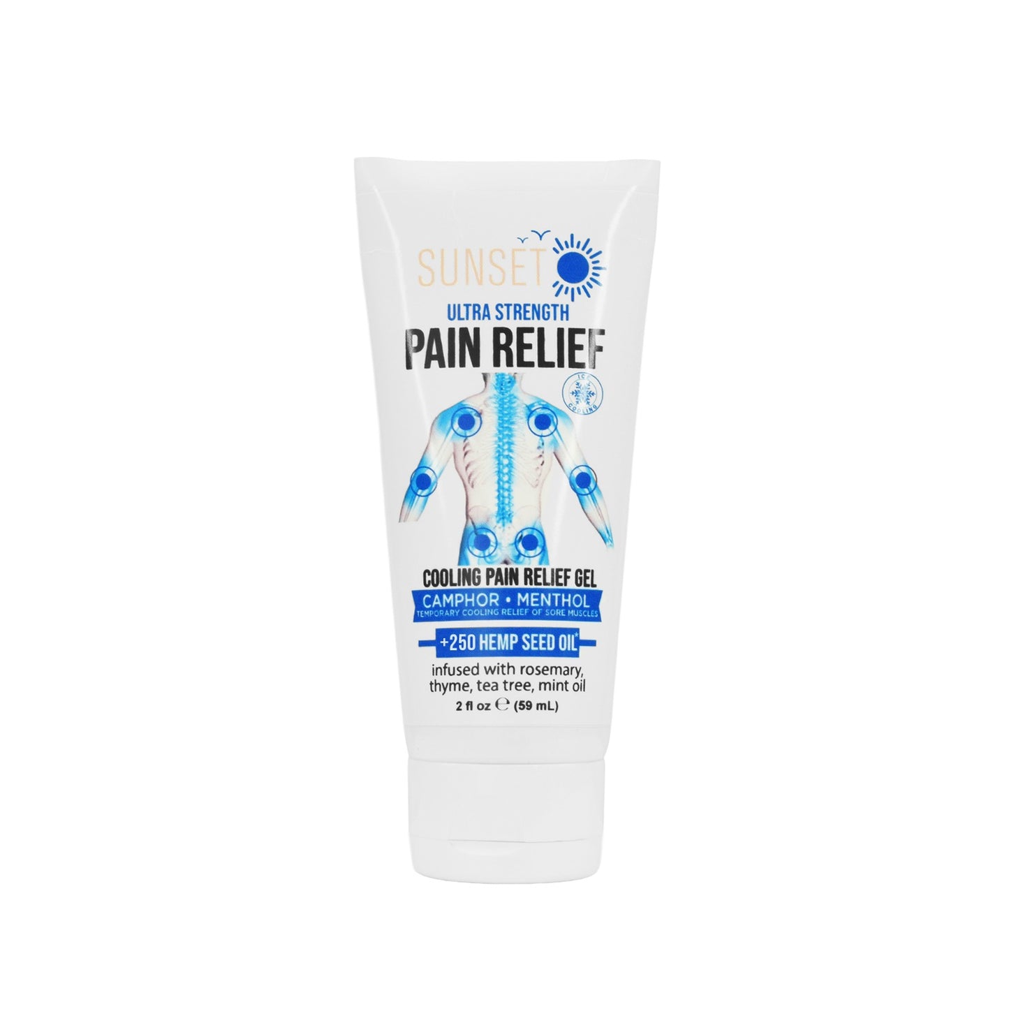 Sunset CBD Pain Relief Cream On-The-Go Tube
