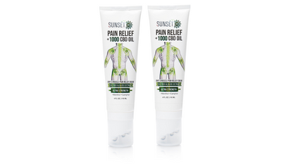 Sunset CBD Pain Relief Tubes with Roller Ball Applicator - Groupon Voucher Exclusive