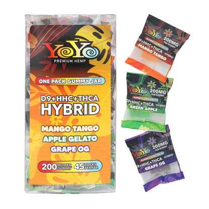 YoYo Premium Hemp Delta-9 Hybrid Gummy Collection