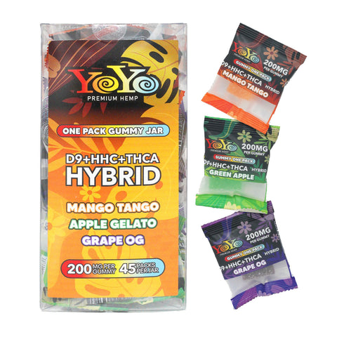 YoYo Premium Hemp Delta-9 Hybrid Gummies
