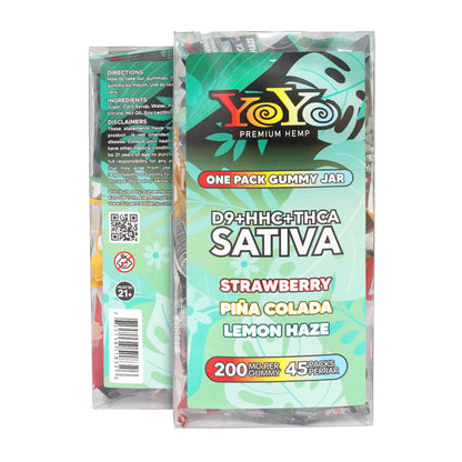 YoYo Premium Hemp Delta-9 Sativa Gummy Selection