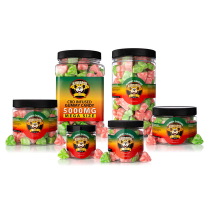 KANGAROO CBD Gummies - Sour Watermelon Slices