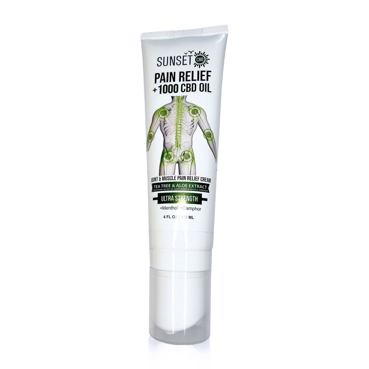 Sunset CBD Pain Relief Roll-On Collection – with 5-ball massaging applicators Tea tree formula