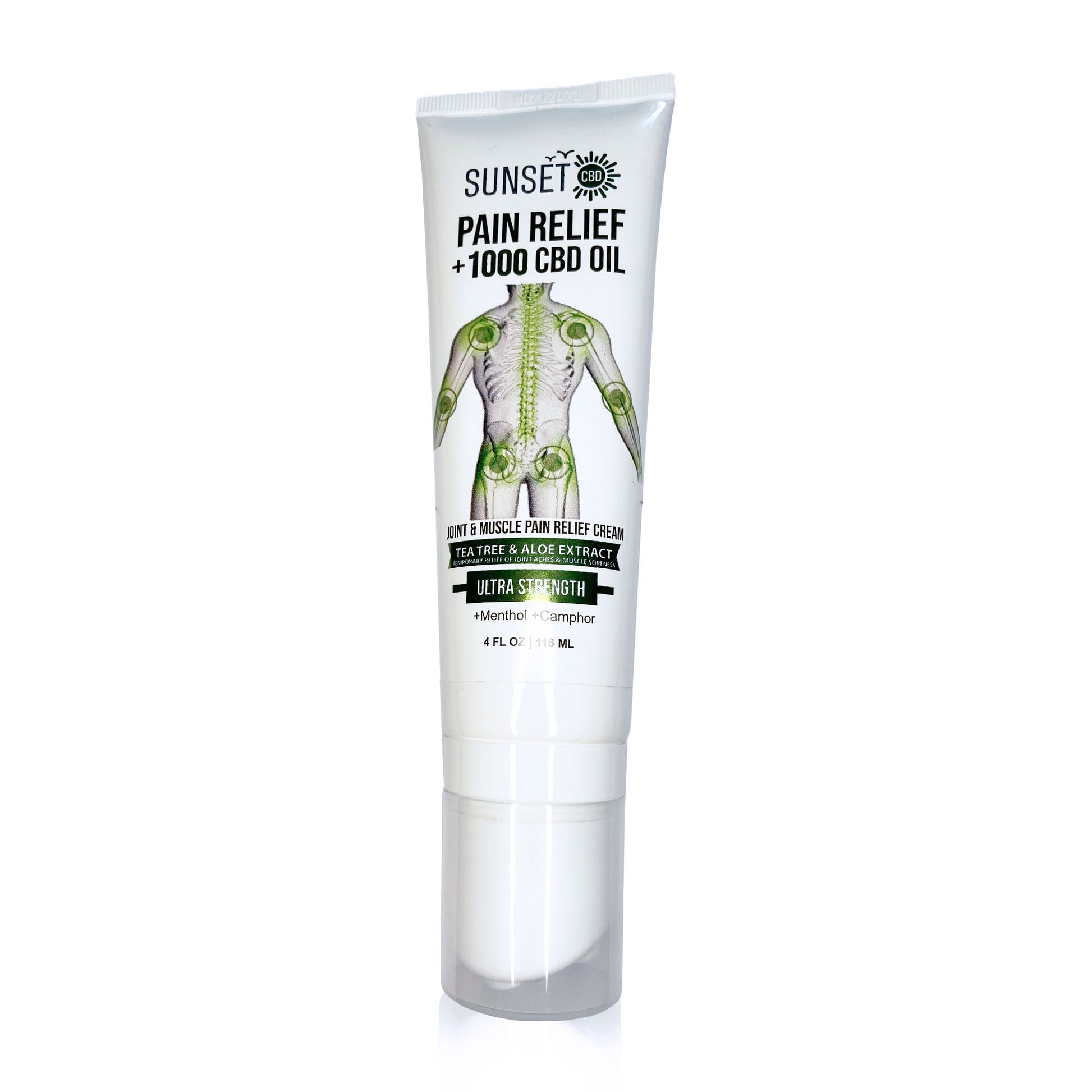 Sunset CBD Pain Relief Roll-On Collection – with 5-ball massaging applicators Tea tree formula